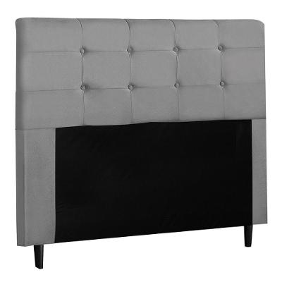 Cabeceira Cama Box Casal King Luna 193Cm Cinza