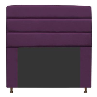 Cabeceira Turim 140 Cm Casal Suede Roxo