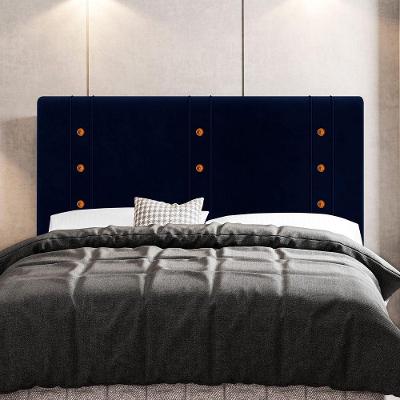 Cabeceira Cama Box Casal Roma 140Cm Azul Marinho