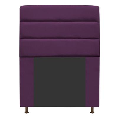 Cabeceira Turim 90 Cm Solteiro Suede Roxo