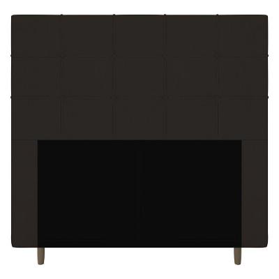 Cabeceira Cama Box Casal Leiria 140Cm Suede Marrom - Abmaza