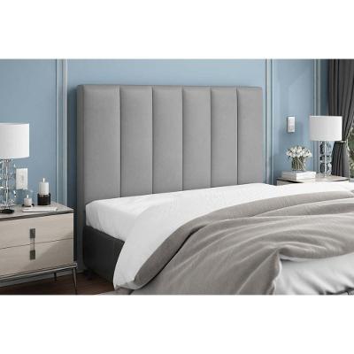 Cabeceira Cama Box Estofada Casal Casal Cintra Plus Chumbo - Simbal
