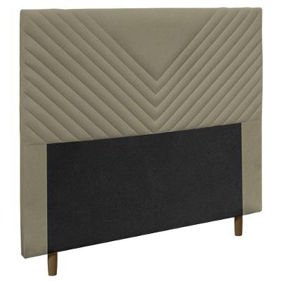 Cabeceira Cama Box Casal Queen Size Viena 160Cm Bege