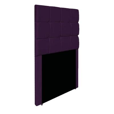 Cabeceira Estofada Manchester 90 Cm Solteiro Suede - Amarena Móveis Cor Roxo