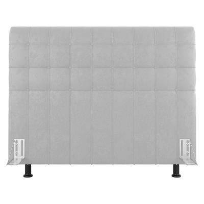 Cabeceira Cama Box Casal Queen Size Dahlia 160Cm Com Frame Sintético Branco - Abmaza