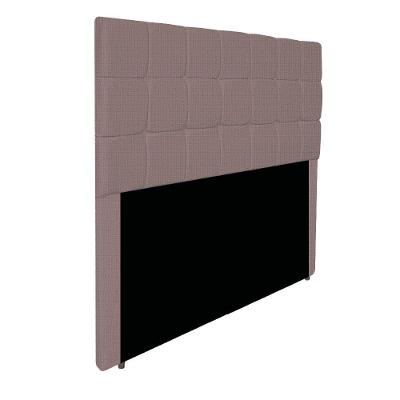 Cabeceira Estofada Manchester 195 Cm King Size Linho - Adj Decor Cor Rosê