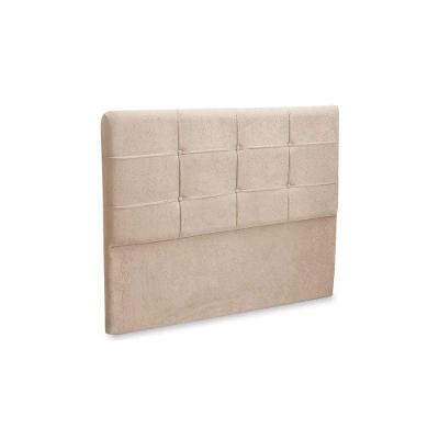 Cabeceira Casal Queen Cama Box 160 Cm London Bege - Js Móveis