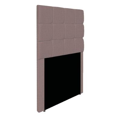Cabeceira Estofada Manchester 90 Cm Solteiro Linho - Adj Decor Cor Rosê