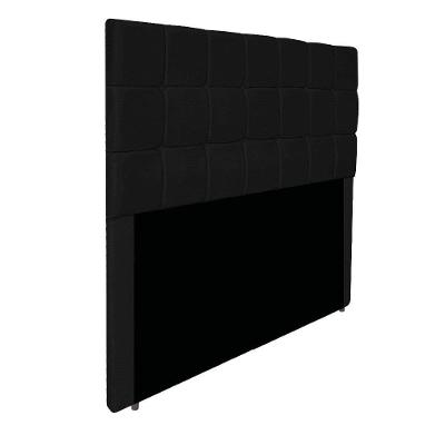 Cabeceira Estofada Manchester 195 Cm King Size Corano - Adj Decor Cor Preto