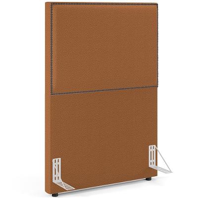 Cabeceira Cama Box Solteiro Com Tachas 100 Cm Vicenza L02 Bouclê Terracota