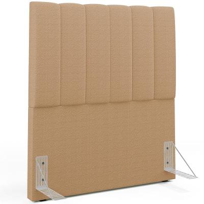 Cabeceira Cama Box Solteiro 100 Cm Dália W01 Bouclê Mostarda
