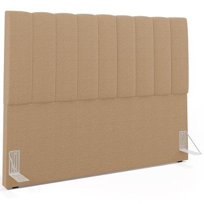 Cabeceira Cama Box Casal Queen 160 Cm Dália W01 Bouclê Mostarda