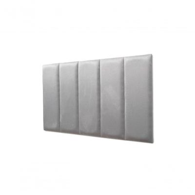 Placas Cabeceira Solteiro 100cm X 60cm 5 Placas Suede Cinza