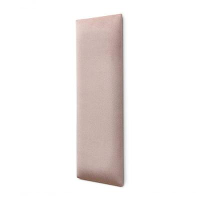 Placa Cabeceira 20cm X 60cm Unidade Veludo Nude