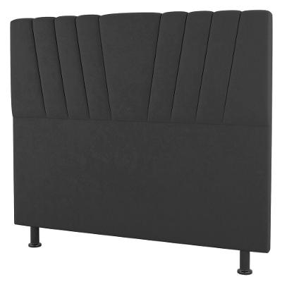 Cabeceira Cama Box Casal Dublin 140cm Linho Cinza - Desk Design