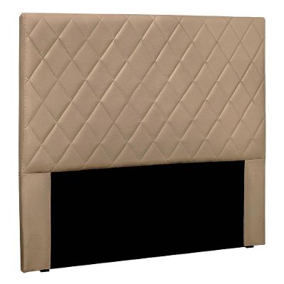 Cabeceira Solteiro 0,90m Córdoba Suede - Pallazio Cor Bege