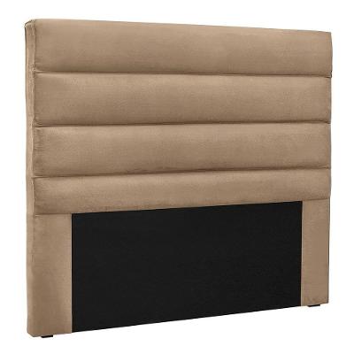 Cabeceira Solteiro 0,90m Las Palmas Suede - Pallazio Cor Bege