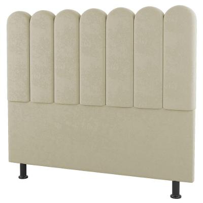 Cabeceira Cama Box Casal Queen Size Lana 160cm Sintético Bege - Desk Design