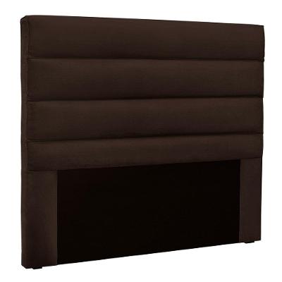 Cabeceira Solteiro 0,90m Las Palmas Suede - Pallazio Cor Marrom