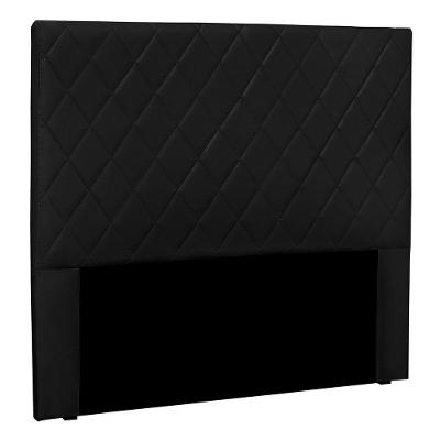 Cabeceira Queen 1,60m Córdoba Suede - Pallazio Cor Preto