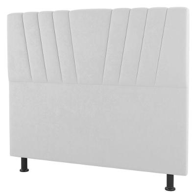 Cabeceira Cama Box Casal Queen Size Dublin 160cm Sintético Branco - Desk Design