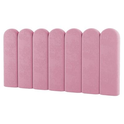 Painel Cabeceira Cama Box Casal Queen Size Lana 160cm Suede Rosa - Desk Design
