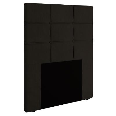 Cabeceira Cama Box Solteiro 90Cm Esmeralda Veludo J02 Marrom