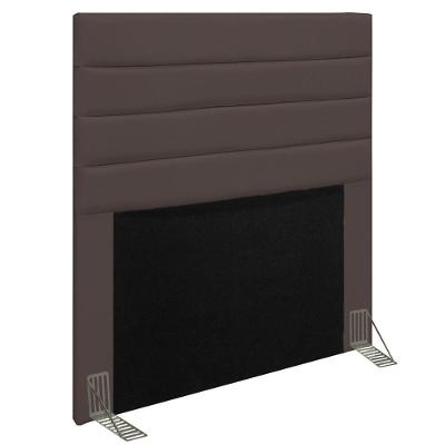 Cabeceira Cama Box Solteiro 90Cm Rubi W01 Corano Marrom