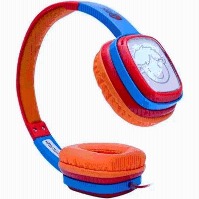 Headphone Cartoon Oex Kids / Teen Hp302 Vernelho/Azul