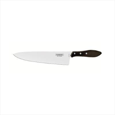 Faca Carne Inox 10 Polywood Castanho Tramontina
