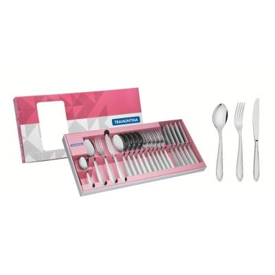 Faqueiro Tramontina Laguna Inox com Facas de Mesa 24 Peças