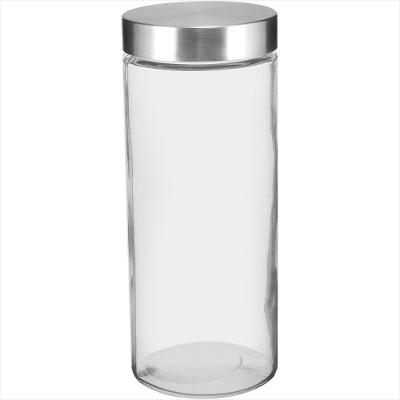 Pote Vidro Transparente 2,2L Round 28x11x11cm