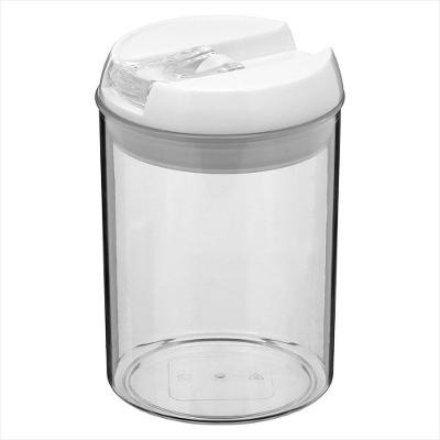 Pote Hermético Plástico Transparente 750ml Pratik 16x10x10cm
