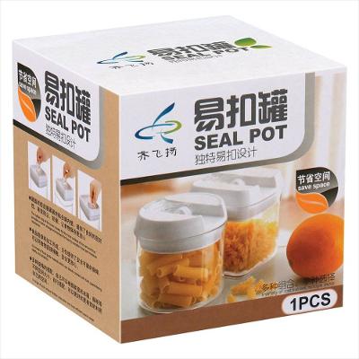 Pote Hermético 500ml Plástico Transparente Pratik - NH
