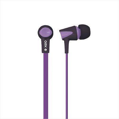 Fone de Ouvido Intra Auricular com Microfone Oex Colorhit FN203 - Roxo e Preto