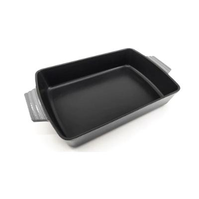 Assadeira Retangular 39x27,1x8,3 6,8L Sauté Cinza Haus Concept