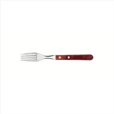 Garfo Mesa Inox Polywood Vermelho Tramontina