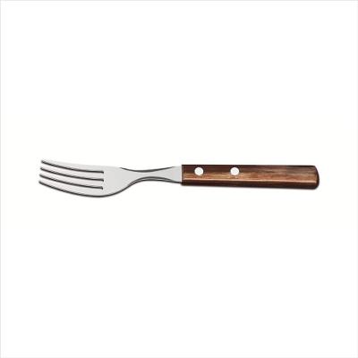 Garfo Mesa Inox Polywood Castanho Tramontina
