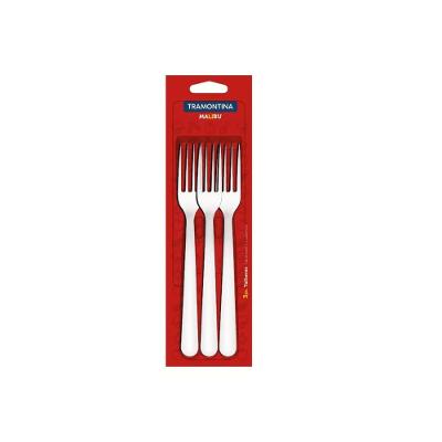 Conjunto Garfo Mesa Inox 3 Peças Malibu Tramontina