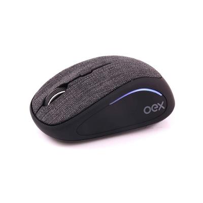 Mouse Bluetooth E Wireless 1600 Dpi Oex Tiny Ms601 - Cinza