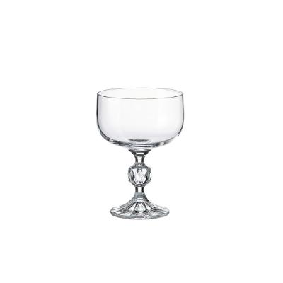 Taça com Pé de Cristal Klaudie 200 ml 6 Peças Bohemia