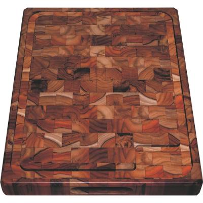 Tábua para Churrasco Tramontina Retangular Madeira Teca Envernizado 50x38cm