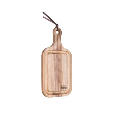 Tábua para Churrasco Tramontina Retangular com Cabo Madeira Teca 40x21cm