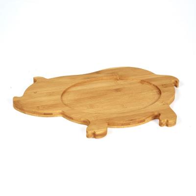 Tábua Em Bambu Com Formato De Porco E Rebaixo Welf