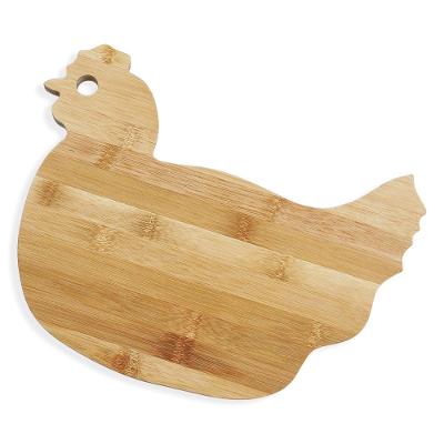 Tábua Em Bambu Com Formato De Galinha Welf