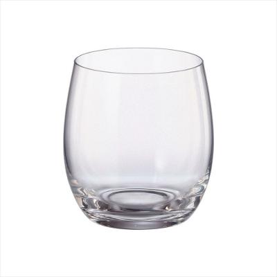 Jogo com Seis Copos Baixos de Cristal 410ml - Mergus - Bohemia