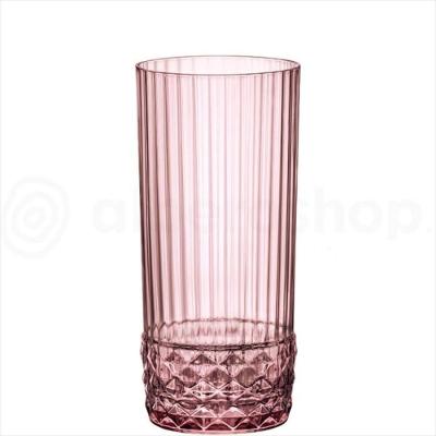 Jogo 6 Copos Altos 480Ml America'20S Lilas 7,35Xh16 Bormiolli Rocco