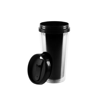 Copo Plástico Com Tampa Rosqueável - 450Ml Welf