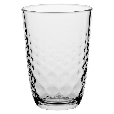 Copo Long Drink Vidro Transparente 395Ml Bormioli Rocco Glit 12X8X8Cm 6 Peças