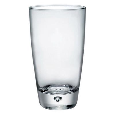Copo Long Drink Vidro Transparente 350Ml Bormioli Rocco Luna 14X8X8Cm 3 Peças